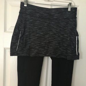 Athleta skirted cropped yoga pants (S)
